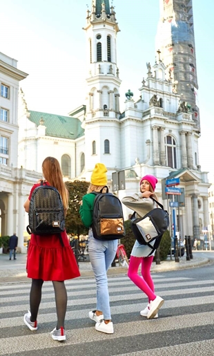 Plecaki Head miejskie dla dziewczyn - plecaki z eko skóry